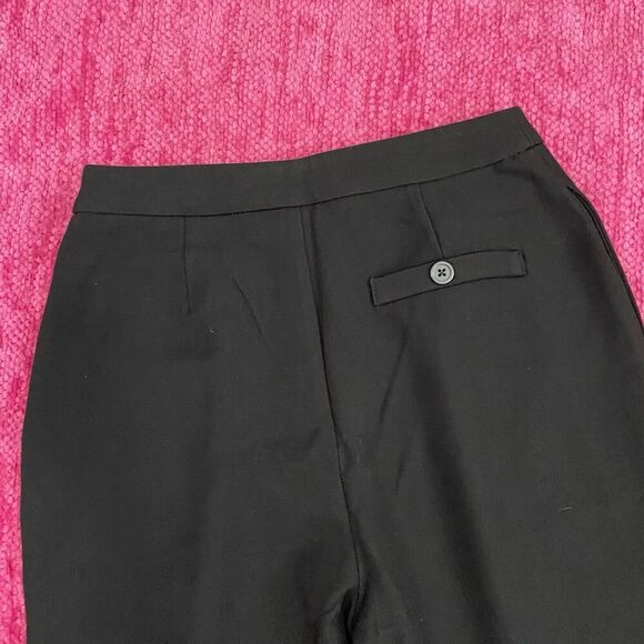 Nasty Gal Tapered Pleated High Waisted Smart Pants Black Size US 6 - Picture 8 of 12